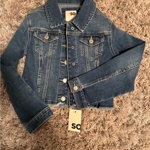 NEW with tags SO Kids Classic Jean Jacket Size Small 7